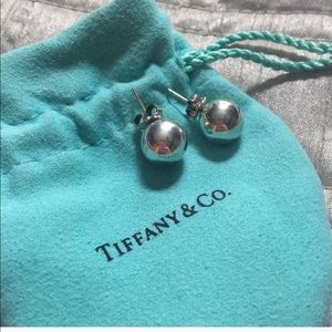 Tiffany & Co Sterling Silver Earrings W/ Pouch